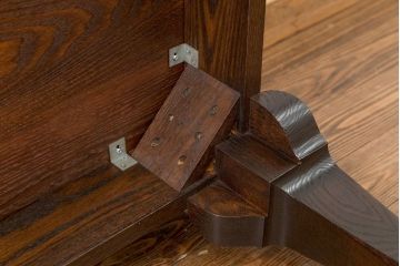 中古　総ナラ材無垢　特大高級ダイニングテーブル