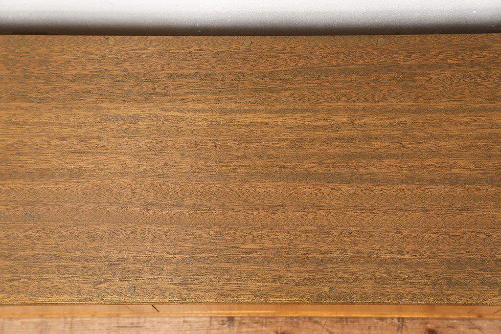 レトロ家具　昭和レトロ シンプルな三杯引き出しローボード　(ローチェスト)