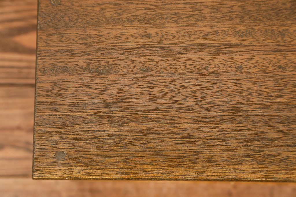 レトロ家具　昭和レトロ シンプルな三杯引き出しローボード　(ローチェスト)