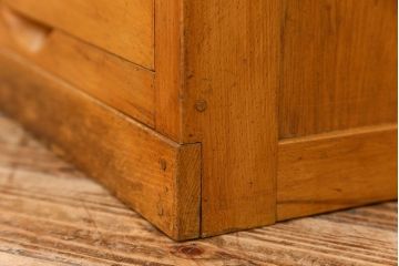 レトロ家具　昭和レトロ シンプルな三杯引き出しローボード　(ローチェスト)