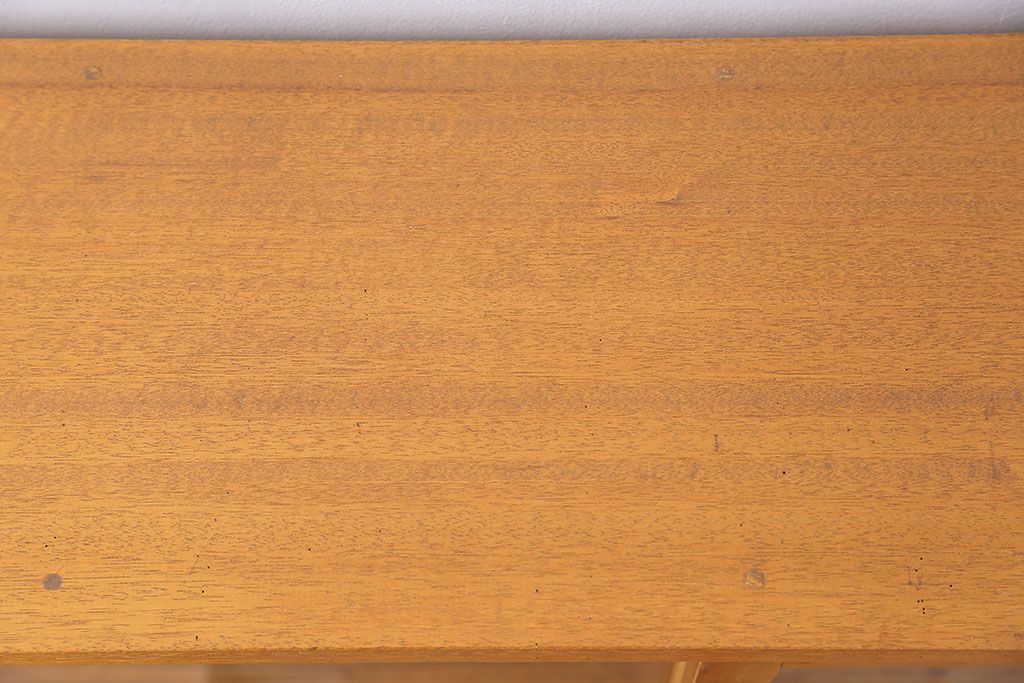 アンティーク家具　アンティーク 引き出し付き薄型脚付き収納棚(1)(キャビネット)