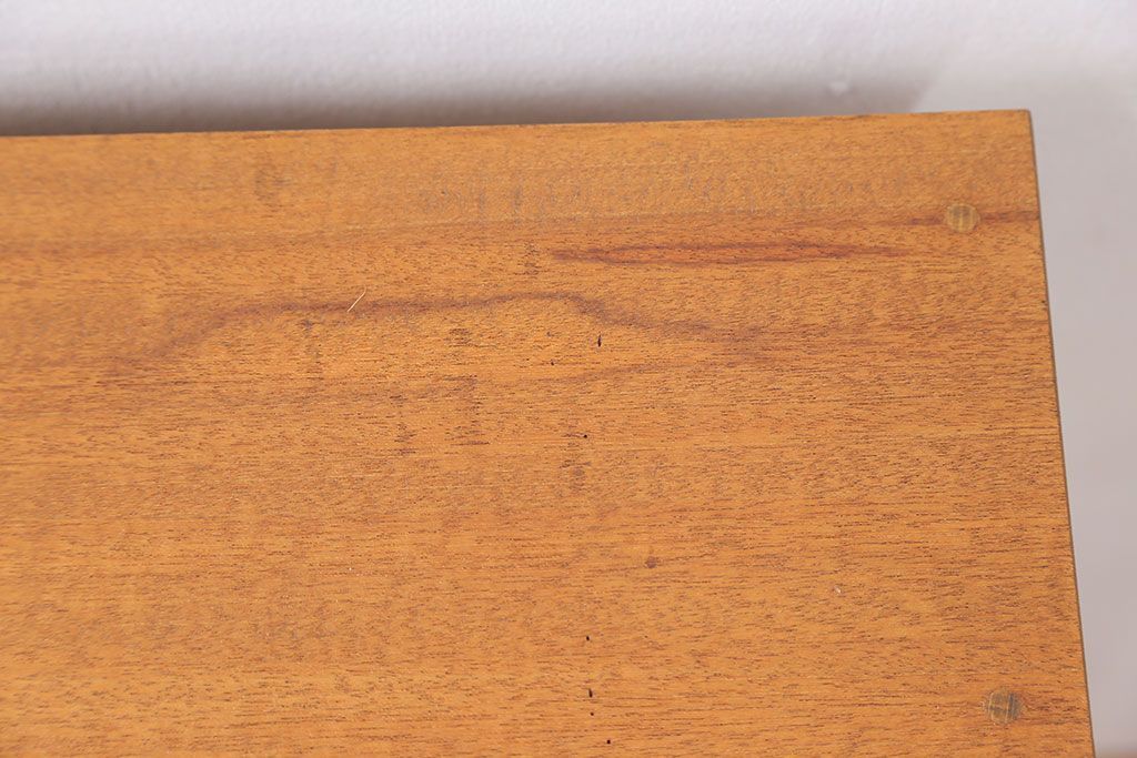 アンティーク家具　アンティーク 引き出し付き薄型脚付き収納棚(1)(キャビネット)