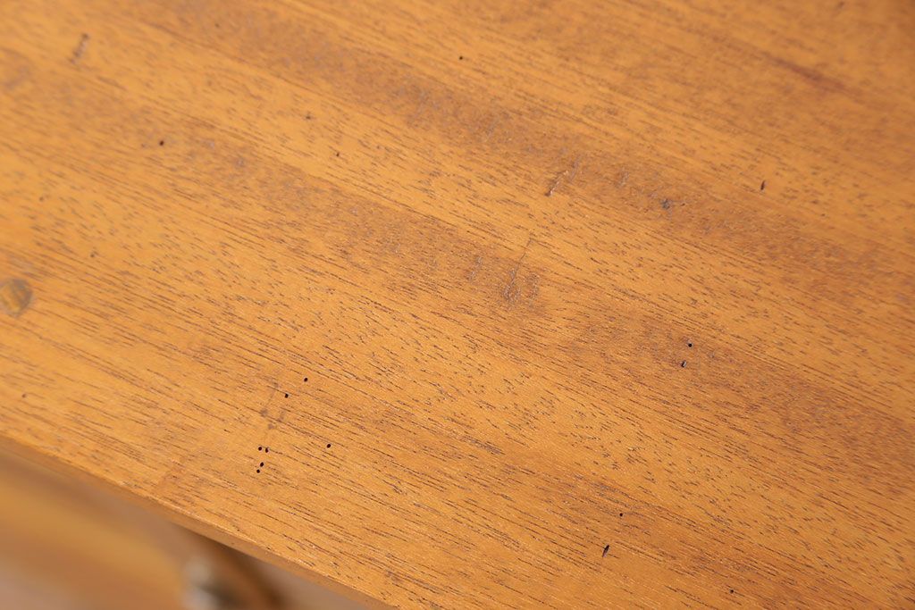 アンティーク家具　アンティーク 引き出し付き薄型脚付き収納棚(1)(キャビネット)