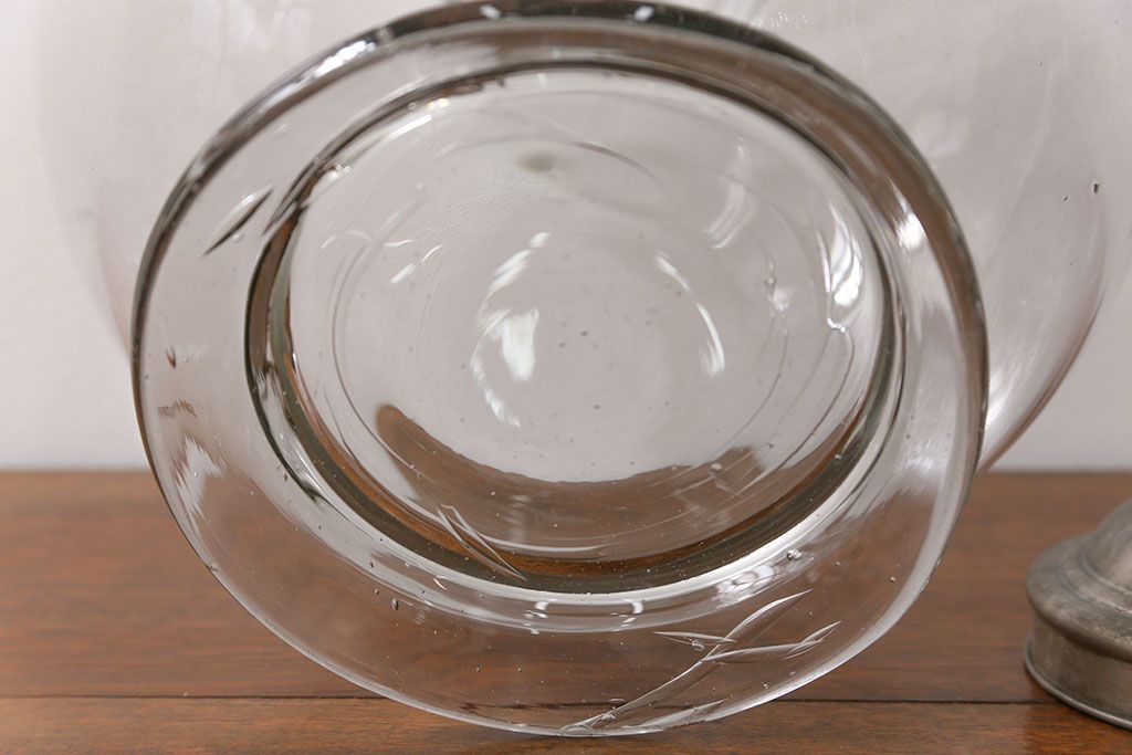 アンティーク雑貨　アンティーク 古い地球瓶(2)(ガラスビン)