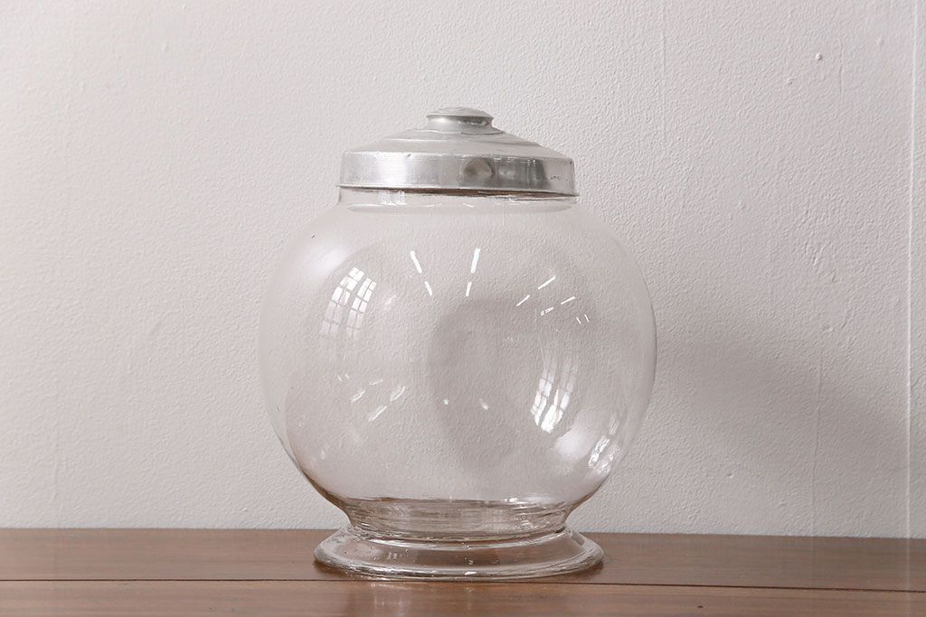 アンティーク雑貨　アンティーク 古い地球瓶(3)(ガラスビン)