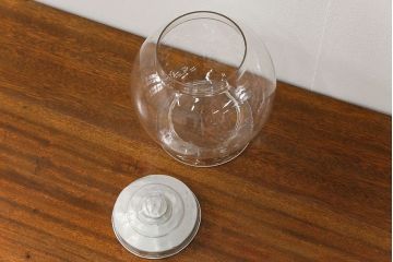 アンティーク雑貨　アンティーク 古い地球瓶(3)(ガラスビン)