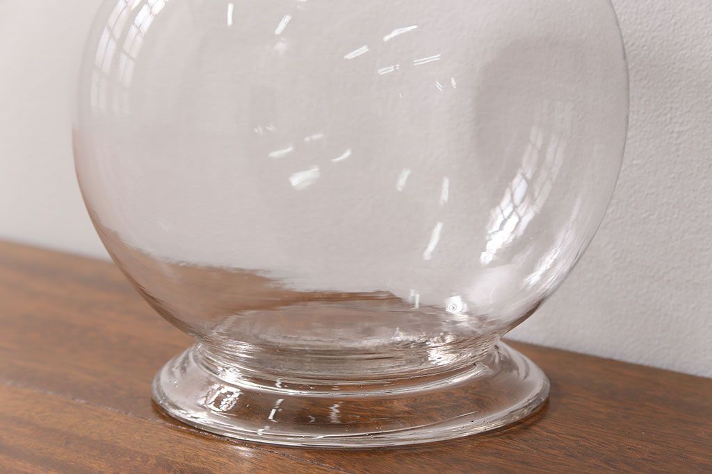 アンティーク雑貨　アンティーク 古い地球瓶(3)(ガラスビン)