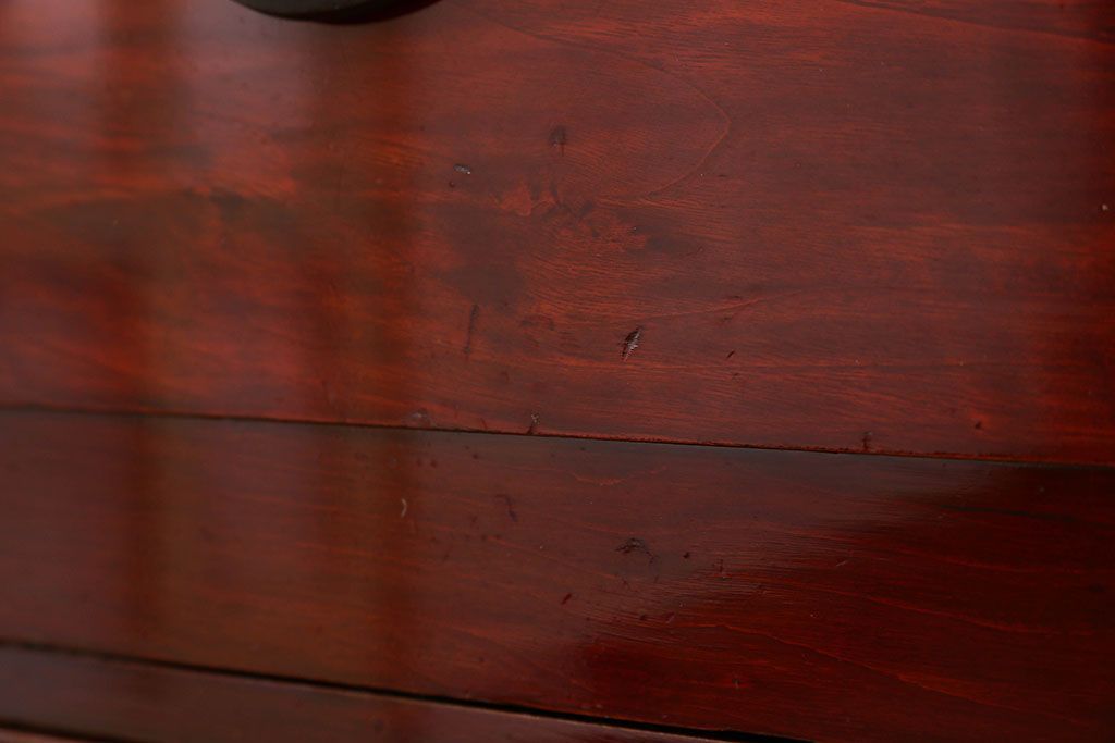 アンティーク家具　古民具・骨董 極上品、状態抜群の美しい前面欅材　米沢箪笥　(時代箪笥)