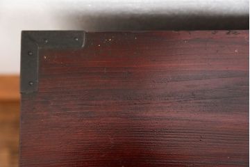 アンティーク家具　古民具・骨董 極上品、状態抜群の美しい前面欅材　米沢箪笥　(時代箪笥)