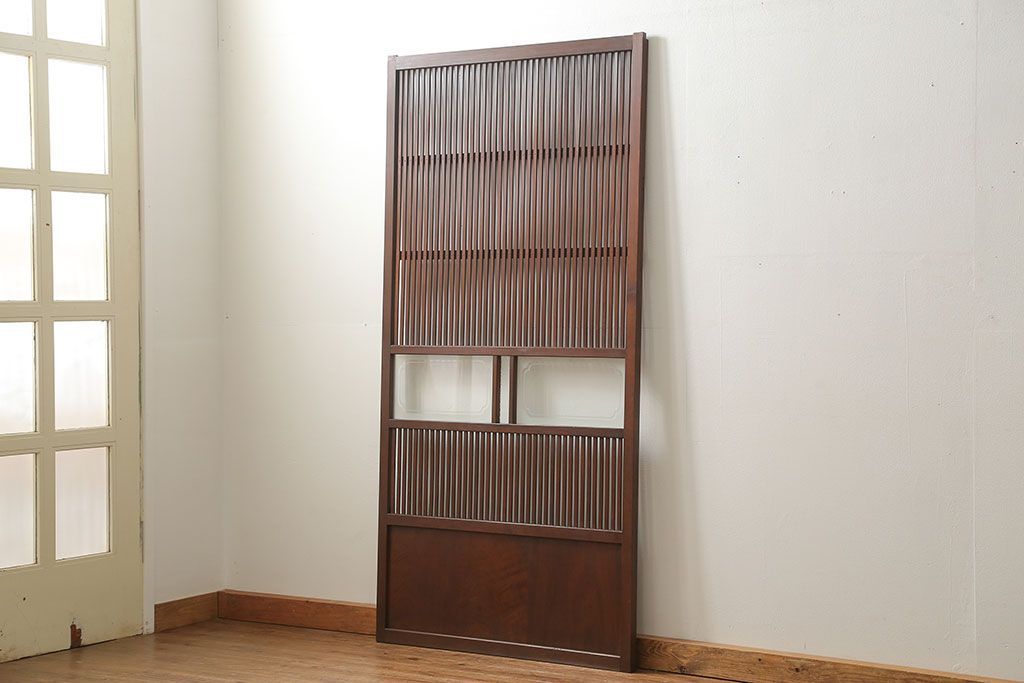 古民具・骨董 シンプルな格子戸1枚(和風建具)