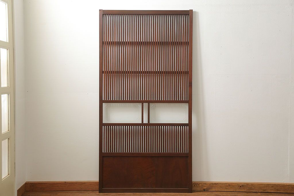 古民具・骨董 シンプルな格子戸1枚(和風建具)