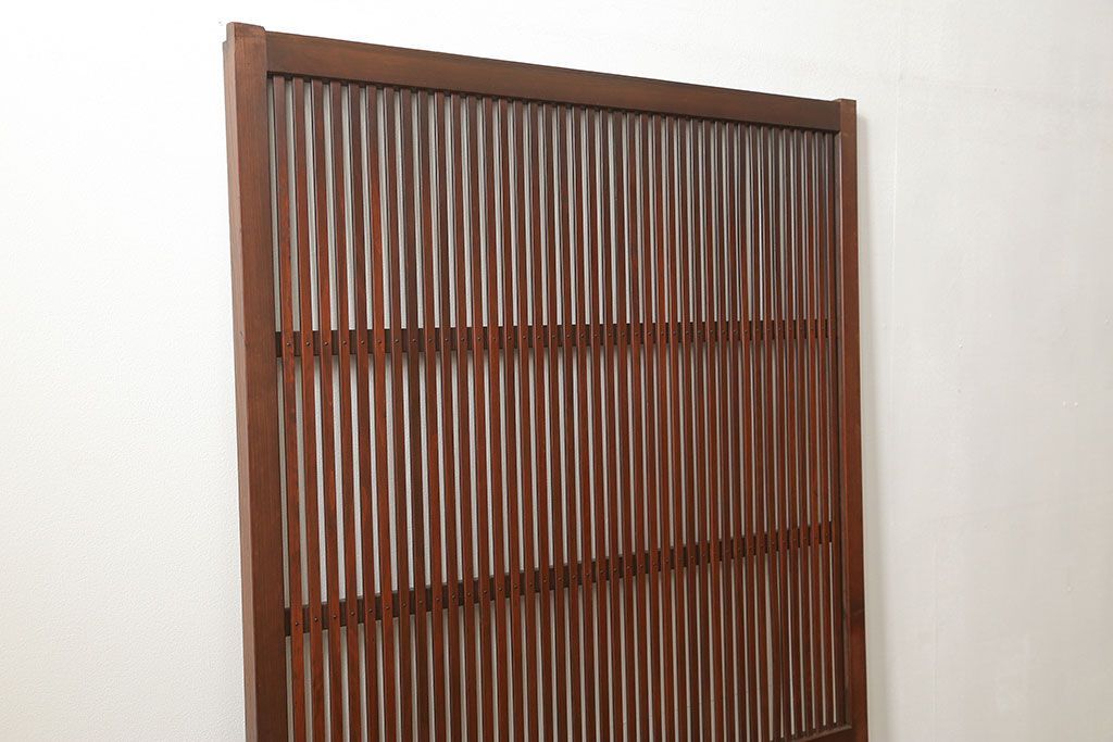 古民具・骨董 シンプルな格子戸1枚(和風建具)