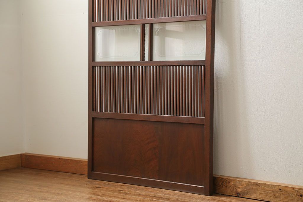 古民具・骨董 シンプルな格子戸1枚(和風建具)