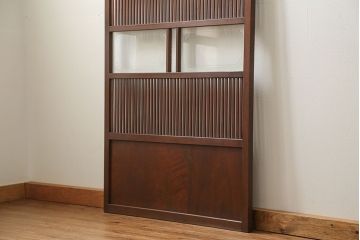古民具・骨董 シンプルな格子戸1枚(和風建具)