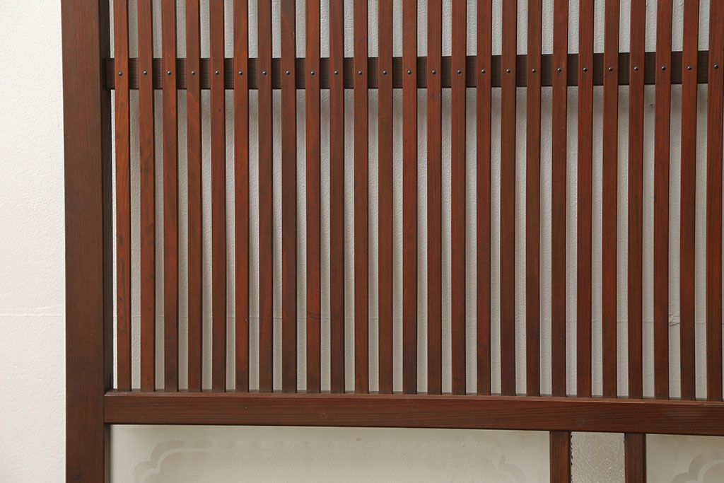 古民具・骨董 シンプルな格子戸1枚(和風建具)