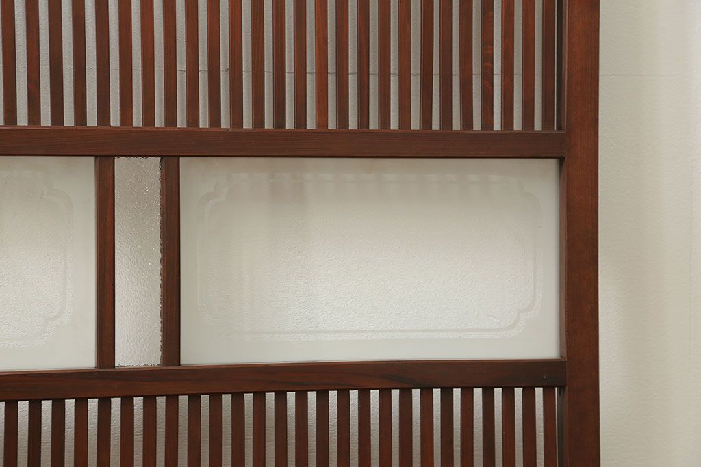 古民具・骨董 シンプルな格子戸1枚(和風建具)