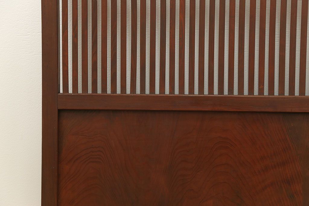 古民具・骨董 シンプルな格子戸1枚(和風建具)