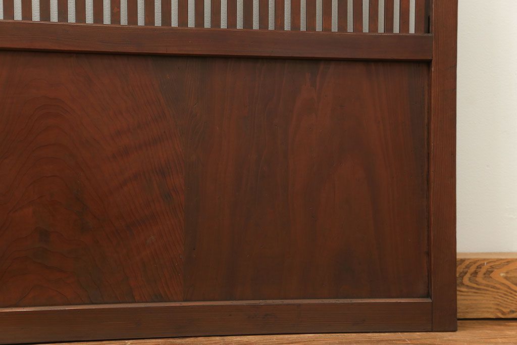 古民具・骨董 シンプルな格子戸1枚(和風建具)