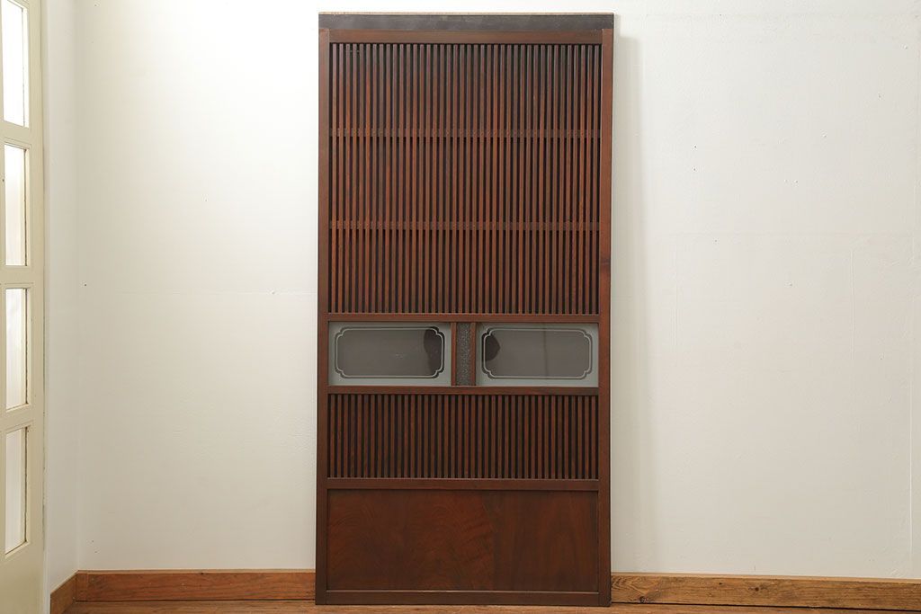 古民具・骨董 シンプルな格子戸1枚(和風建具)