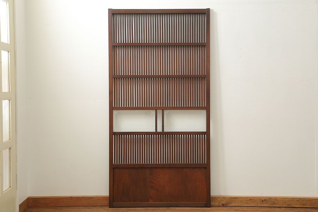 古民具・骨董 シンプルな格子戸1枚(和風建具)