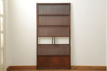 古民具・骨董 シンプルな格子戸1枚(和風建具)