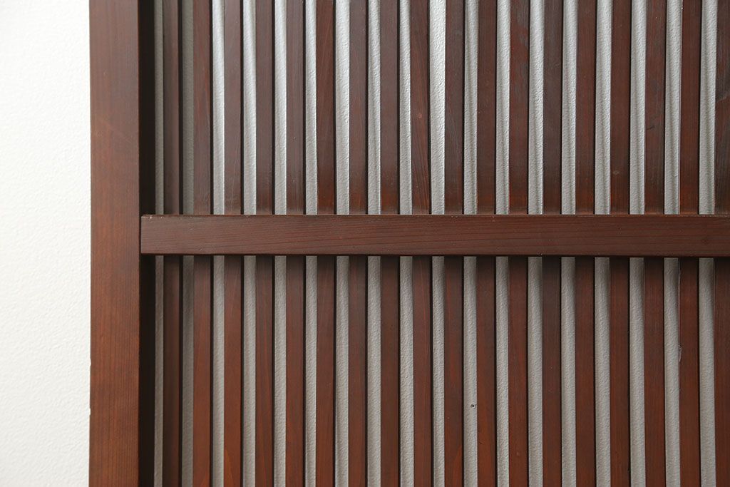 古民具・骨董 シンプルな格子戸1枚(和風建具)