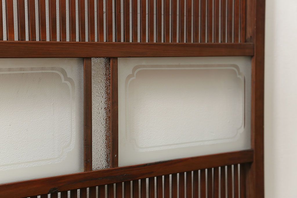 古民具・骨董 シンプルな格子戸1枚(和風建具)