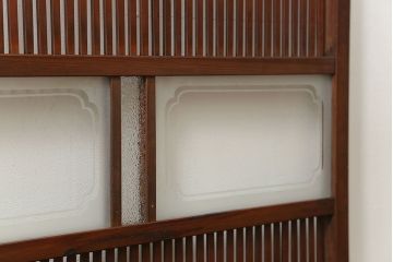 古民具・骨董 シンプルな格子戸1枚(和風建具)