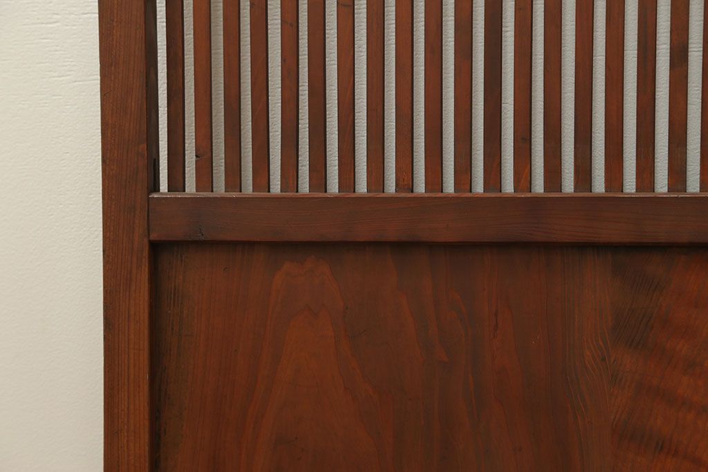 古民具・骨董 シンプルな格子戸1枚(和風建具)