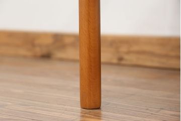 レトロ家具　昭和レトロ 1970年代 ストライプ柄アームチェア(1)(椅子、イス)