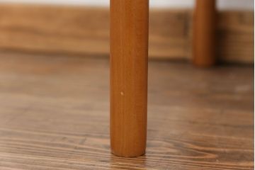 レトロ家具　昭和レトロ 1970年代 ストライプ柄アームチェア(1)(椅子、イス)