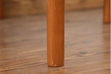 レトロ家具　昭和レトロ 1970年代 ストライプ柄アームチェア(2)(椅子、イス)