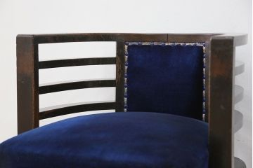 アンティーク家具　大正ロマン 古いナラ材の重厚な回転椅子(ドクターチェア、回転イス)