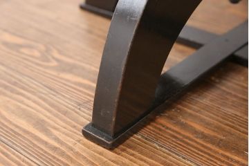 アンティーク家具　大正ロマン 古いナラ材の重厚な回転椅子(ドクターチェア、回転イス)