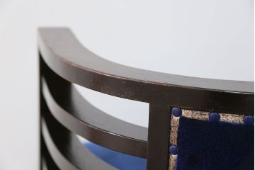 アンティーク家具　大正ロマン 古いナラ材の重厚な回転椅子(ドクターチェア、回転イス)