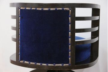 アンティーク家具　大正ロマン 古いナラ材の重厚な回転椅子(ドクターチェア、回転イス)