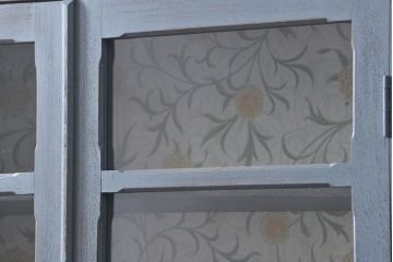 アンティーク家具　アンティークペイント 上質な作りのブックケース(本箱、食器棚、キャビネット)