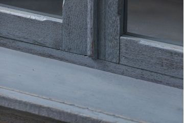 アンティーク家具　アンティークペイント 上質な作りのブックケース(本箱、食器棚、キャビネット)