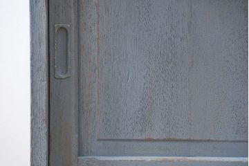 アンティーク家具　アンティークペイント 上質な作りのブックケース(本箱、食器棚、キャビネット)