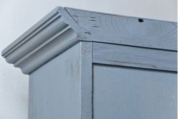 アンティーク家具　アンティークペイント 上質な作りのブックケース(本箱、食器棚、キャビネット)