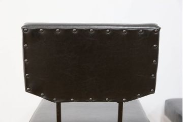 アンティーク家具　アンティーク 重量感のある鉄脚の椅子　2脚セット(1)　(イス)