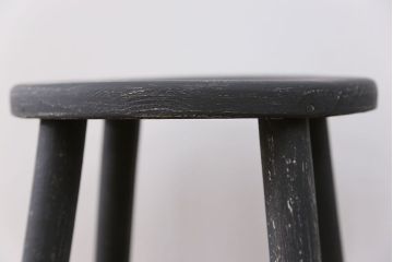 アンティーク家具　アンティークペイント かわいい丸椅子(スツール、丸椅子)