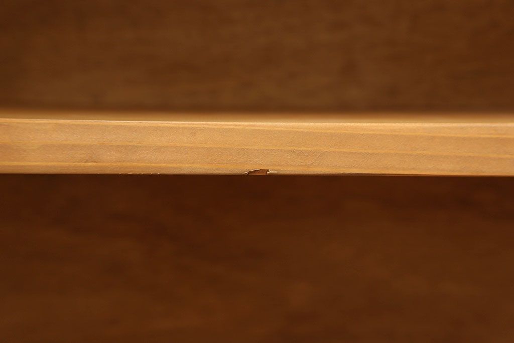 アンティーク家具　アンティーク 引き出し付き薄型脚付き収納棚(2)(キャビネット)