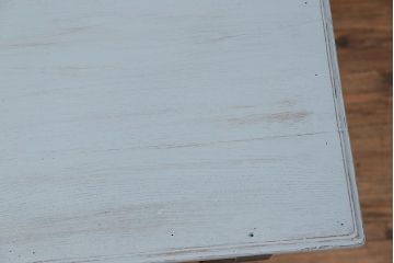 アンティーク家具　アンティークペイント　古い洋館で使われていたお洒落な平机(テーブル・デスク)