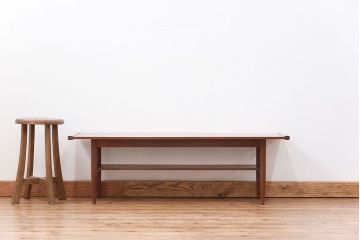 ヴィンテージ家具　北欧ビンテージ　チーク材センターテーブル(1)(コーヒーテーブル)