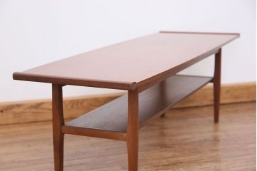 ヴィンテージ家具　北欧ビンテージ　チーク材センターテーブル(1)(コーヒーテーブル)