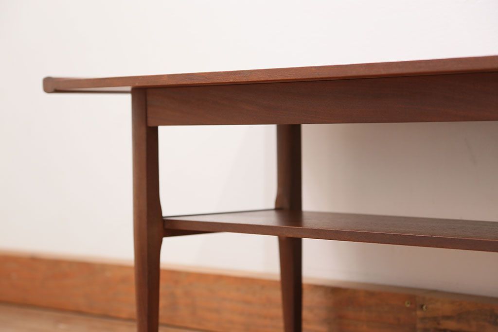 ヴィンテージ家具　北欧ビンテージ　チーク材センターテーブル(1)(コーヒーテーブル)