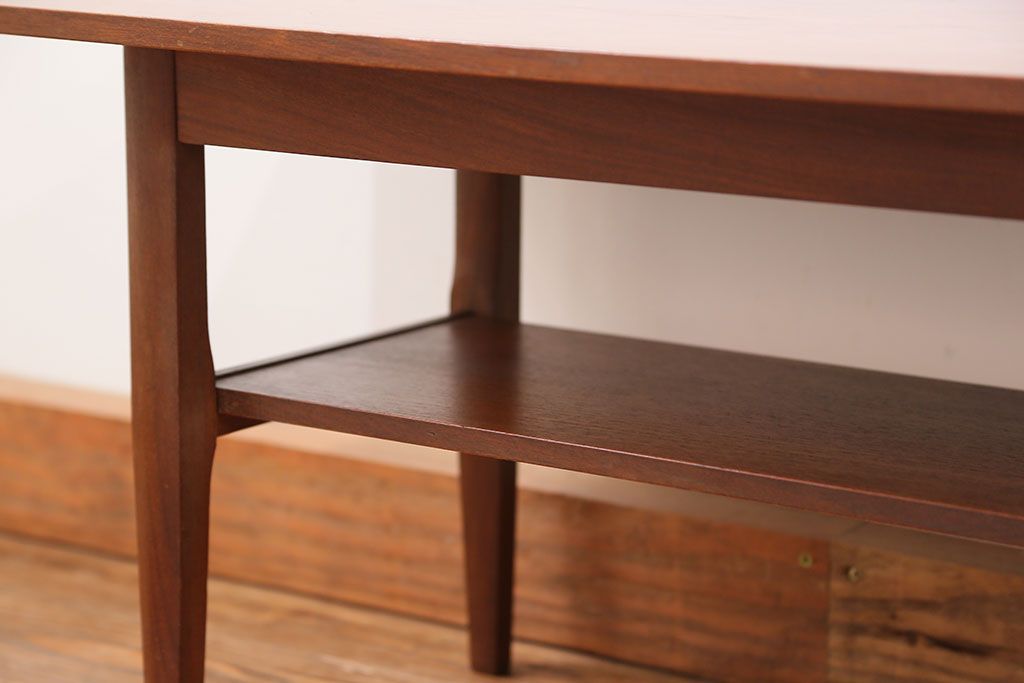 ヴィンテージ家具　北欧ビンテージ　チーク材センターテーブル(1)(コーヒーテーブル)