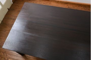 アンティーク家具　アンティーク 特大 両面引き出しのシックな作業台(ダイニングテーブル)