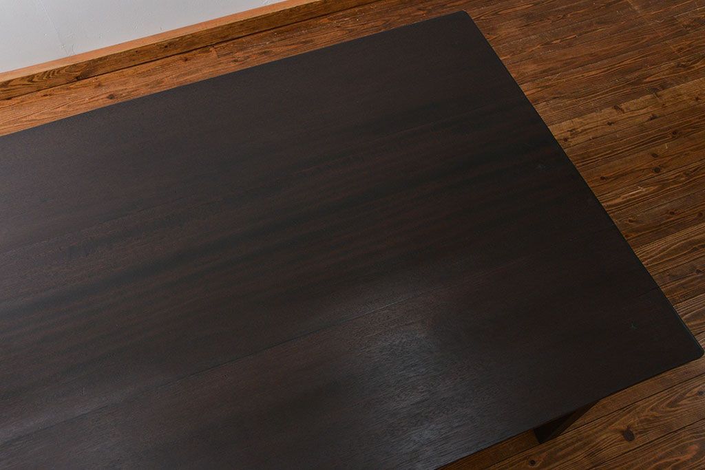 アンティーク家具　アンティーク 特大 両面引き出しのシックな作業台(ダイニングテーブル)